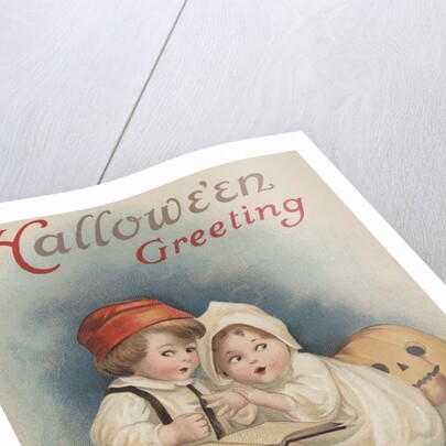 Hallowe'en Greeting Postcard by Ellen H. Clapsaddle