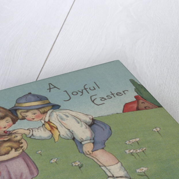 A Joyful Easter Postcard by Anonymous