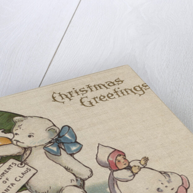 Christmas Greetings Postcard by Anonymous