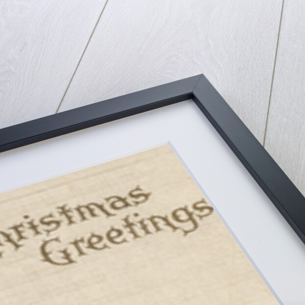 Christmas Greetings Postcard by Anonymous