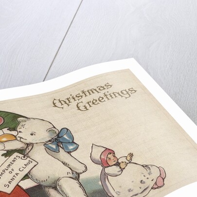 Christmas Greetings Postcard by Anonymous