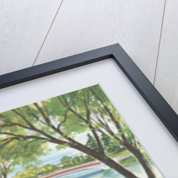 Illustration of Family Having Picnic in Park by Anonymous