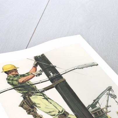 Illustration of Telephone Man by Anonymous