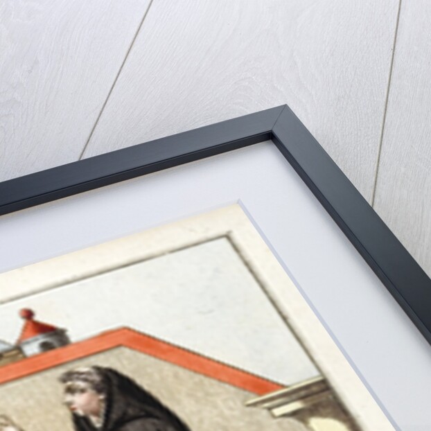 Print of Norman Religious Figures by Anonymous