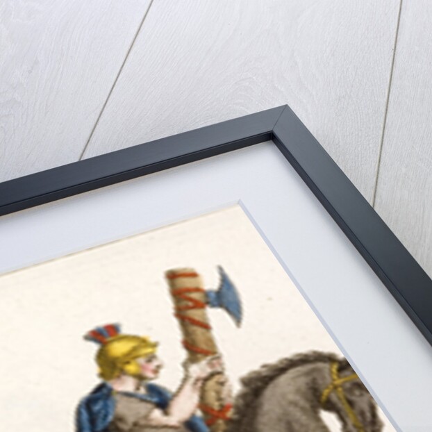 Print of Roman Cavalry on Horseback by Anonymous