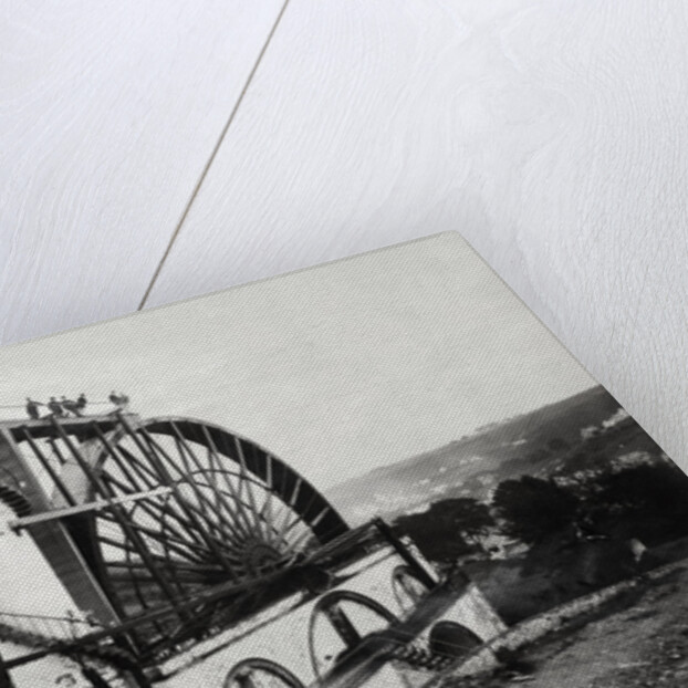 Laxey Waterwheel on the Isle of Man by Anonymous