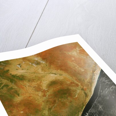 Low Earth Orbit View of Kenya, Somalia and Ethiopia by Anonymous