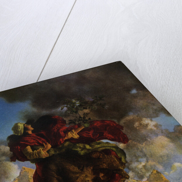 The Talking Bird by Maxfield Parrish