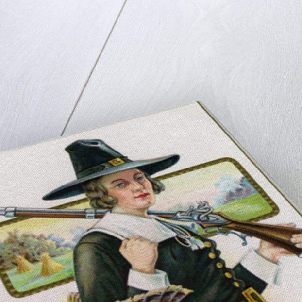 A Hearty Thanksgiving Postcard by Anonymous