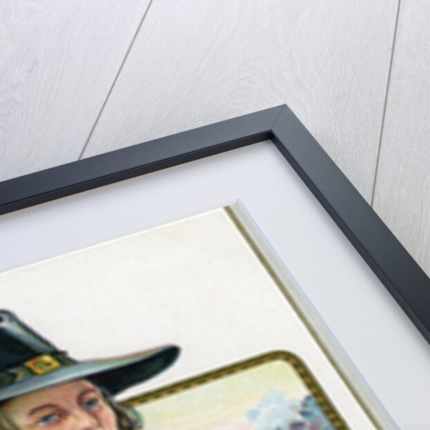 A Hearty Thanksgiving Postcard by Anonymous