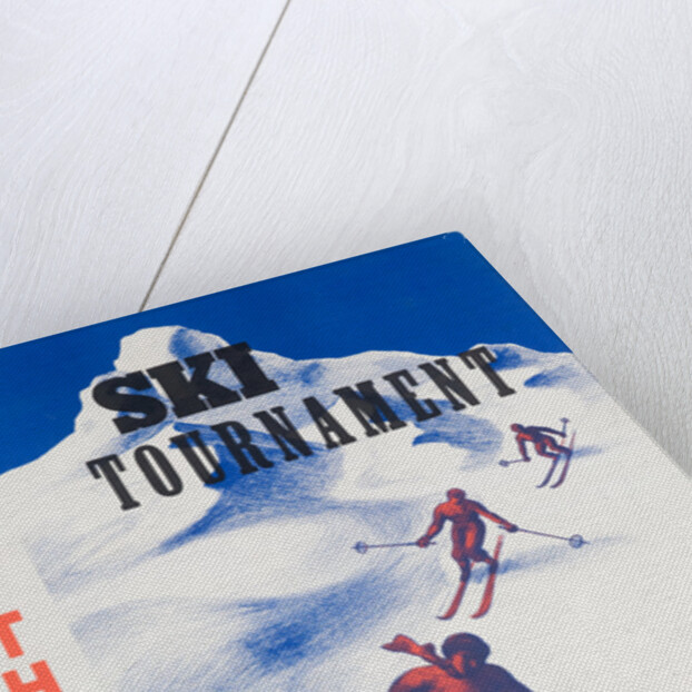 Ski Tournament Lake George Poster by Anonymous