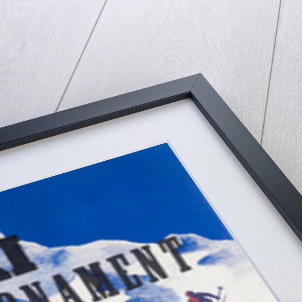 Ski Tournament Lake George Poster by Anonymous