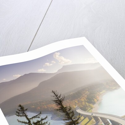 Road Bridge Over Lake Sylvenstein in Bavaria by Anonymous