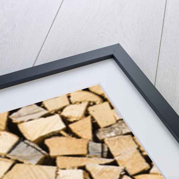Stacked Firewood by Anonymous