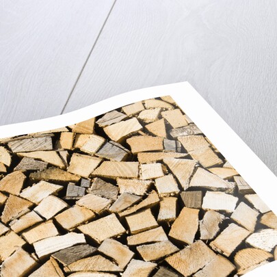 Stacked Firewood by Anonymous