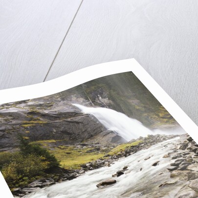 Krimmler Waterfall and River by Anonymous