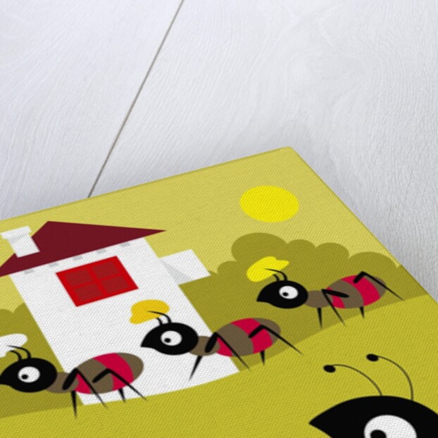 Ants Carrying Food by Anonymous