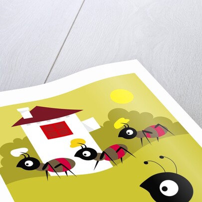 Ants Carrying Food by Anonymous