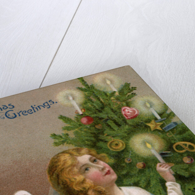 Christmas Greetings Postcard by Anonymous