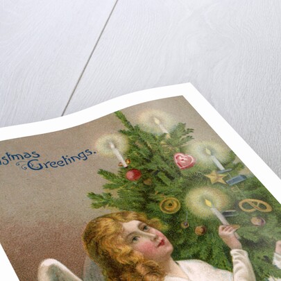 Christmas Greetings Postcard by Anonymous