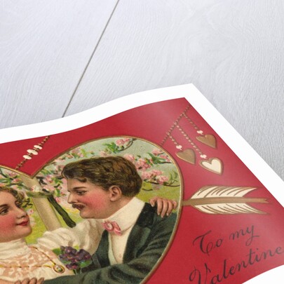 To My Valentine Postcard by Anonymous