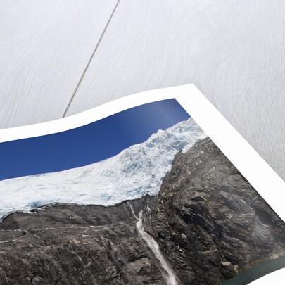 Blackstone Glacier on Prince William Sound in Alaska by Corbis