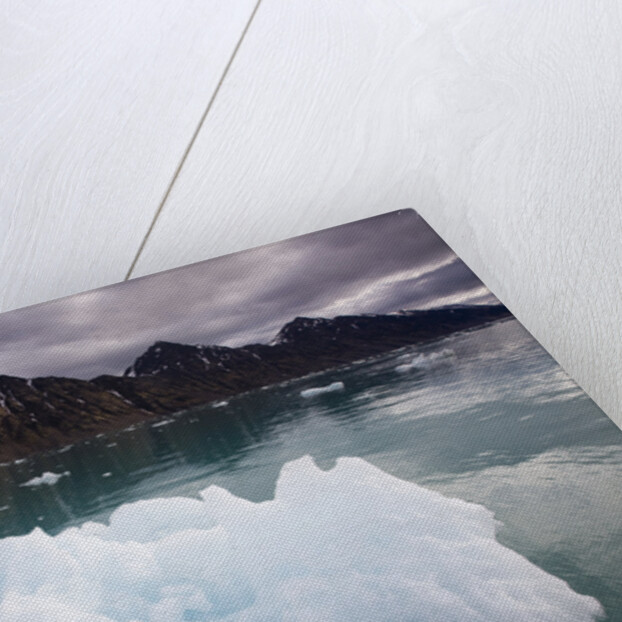 Iceberg Floating in Lilliehook Fjord at Spitsbergen by Anonymous