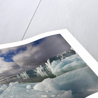 Icebergs Near Sveabreen Glacier in Nordfjorden by Anonymous