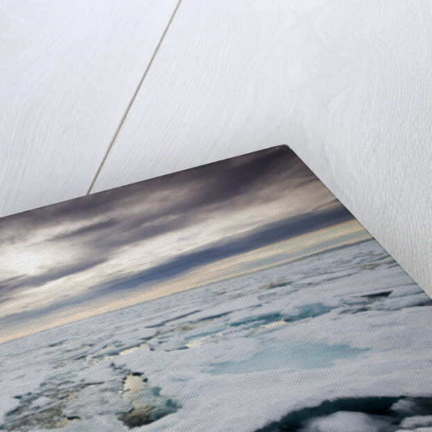 Storm Clouds Above Pack Ice in Habenichtbukta Bay by Anonymous