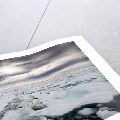 Storm Clouds Above Pack Ice in Habenichtbukta Bay by Anonymous