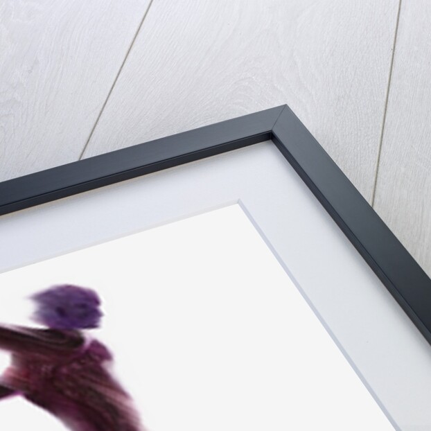 Runner and Flames by Anonymous