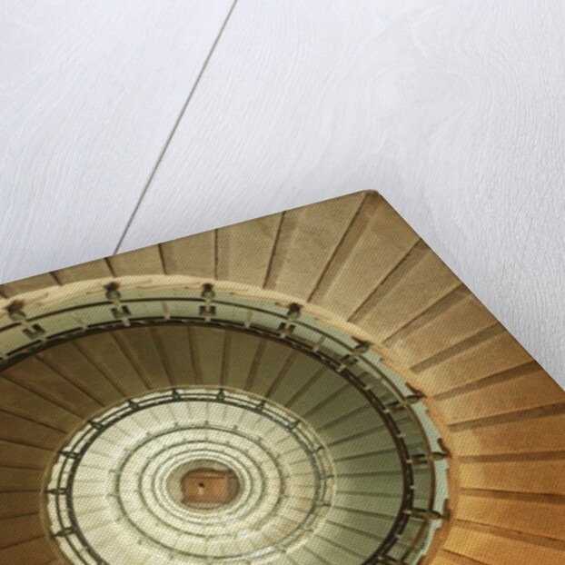Spiral Staircase at Eckmuhl Lighthouse in Brittany by Anonymous