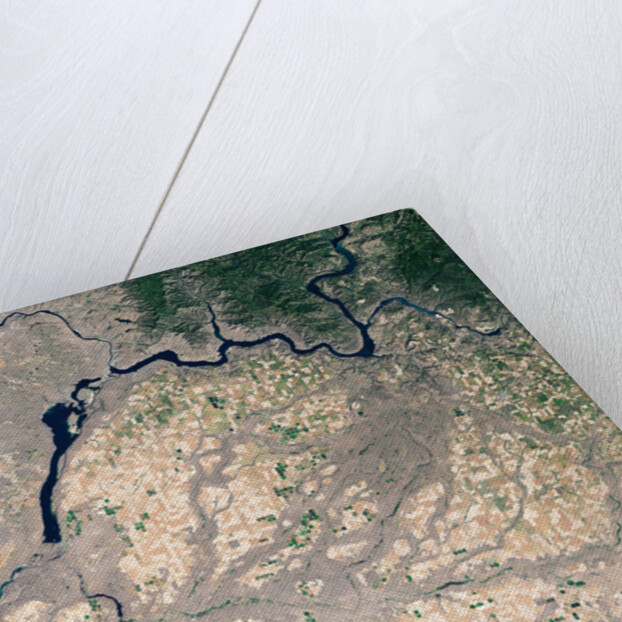 Grand Coulee Dam and Franklin Delano Roosevelt Lake in Summer by Anonymous