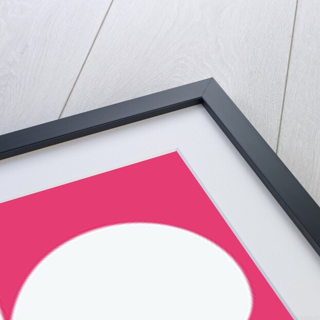 Woman with a pink scarf by Anonymous