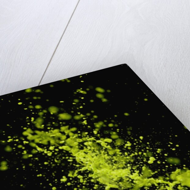Splashing Green Liquid by Anonymous