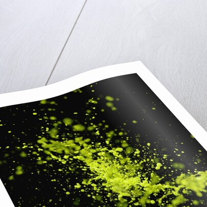 Splashing Green Liquid by Anonymous