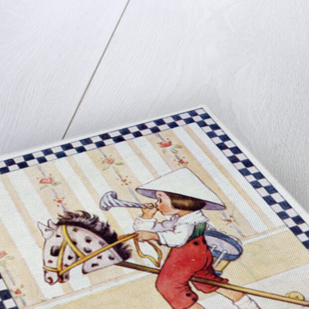 Illustration of "Ride a Cock Horse" Nursery Rhyme by Anonymous