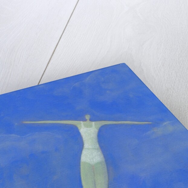 Diver on Springboard by Anonymous