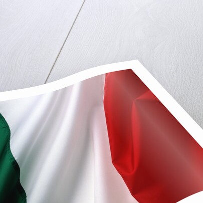 Italian flag by Anonymous