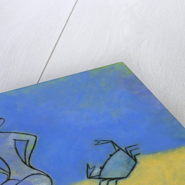 Woman and Crab by Anonymous