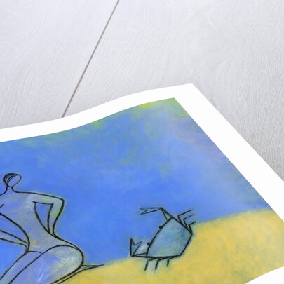 Woman and Crab by Anonymous