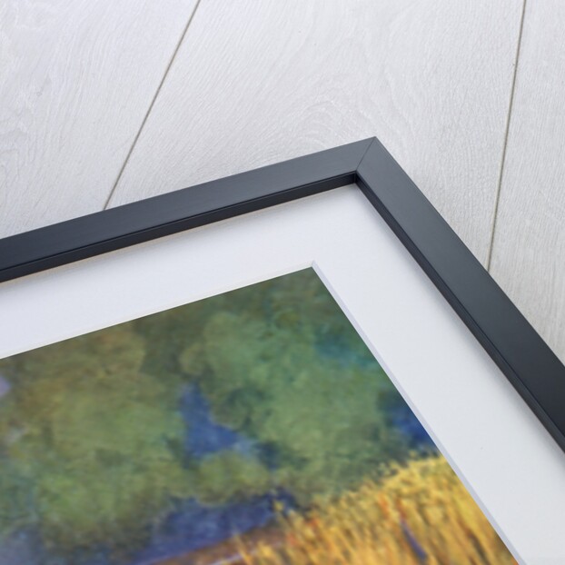 Illustration of Native Americans harvesting wild rice by Arnold Lorne Hicks