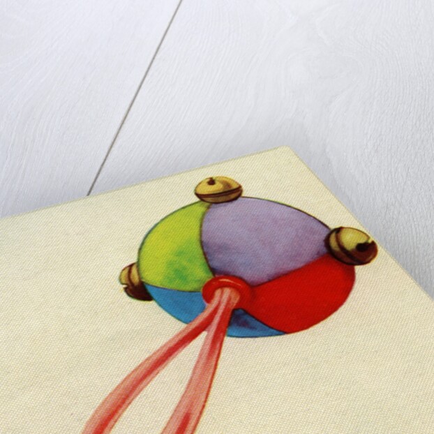 Illustration of child's rattle by Anonymous