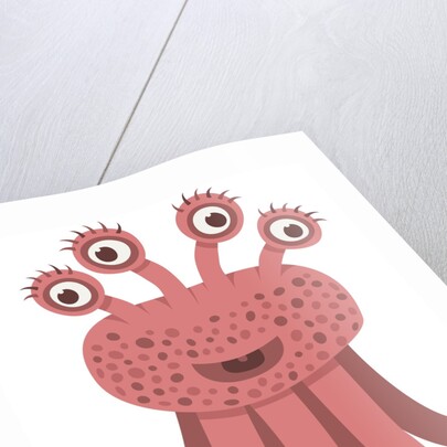 Pink monster by Anonymous