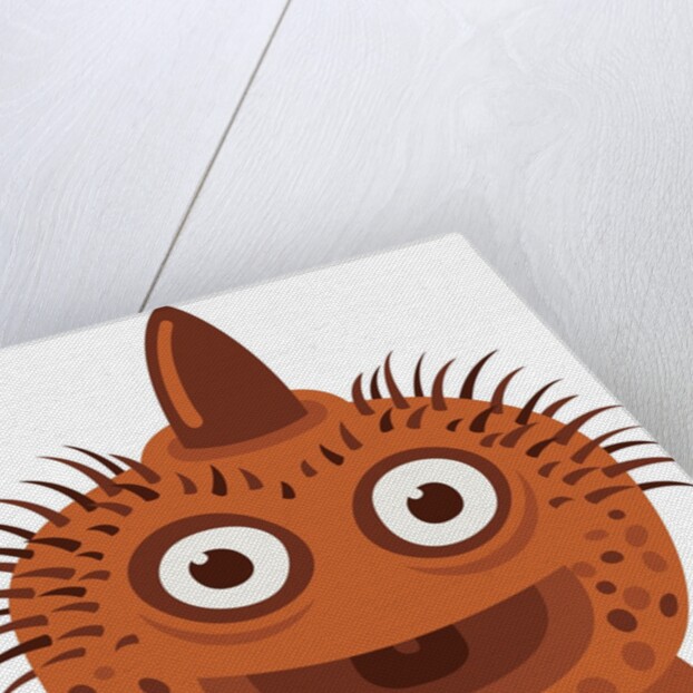 Orange monster by Anonymous