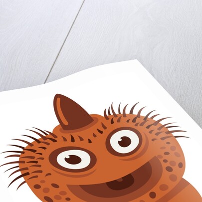 Orange monster by Anonymous