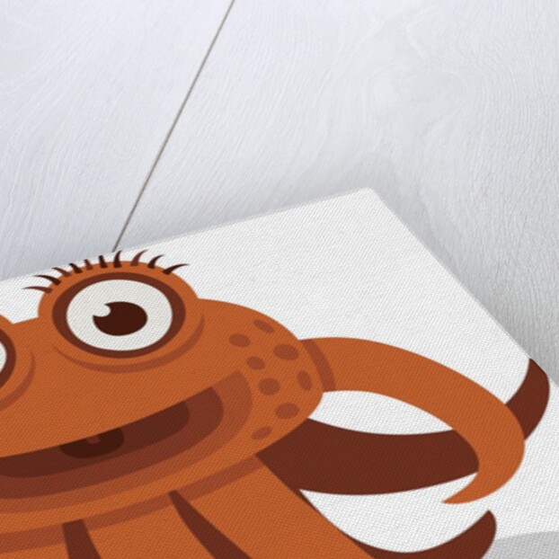 Orange monster by Anonymous