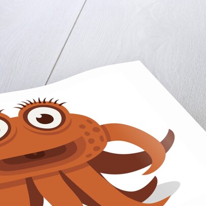 Orange monster by Anonymous