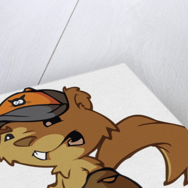 Squirrel Baseball Player by Anonymous