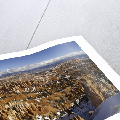 Snow at Sunset Point in Bryce Canyon National Park by Anonymous